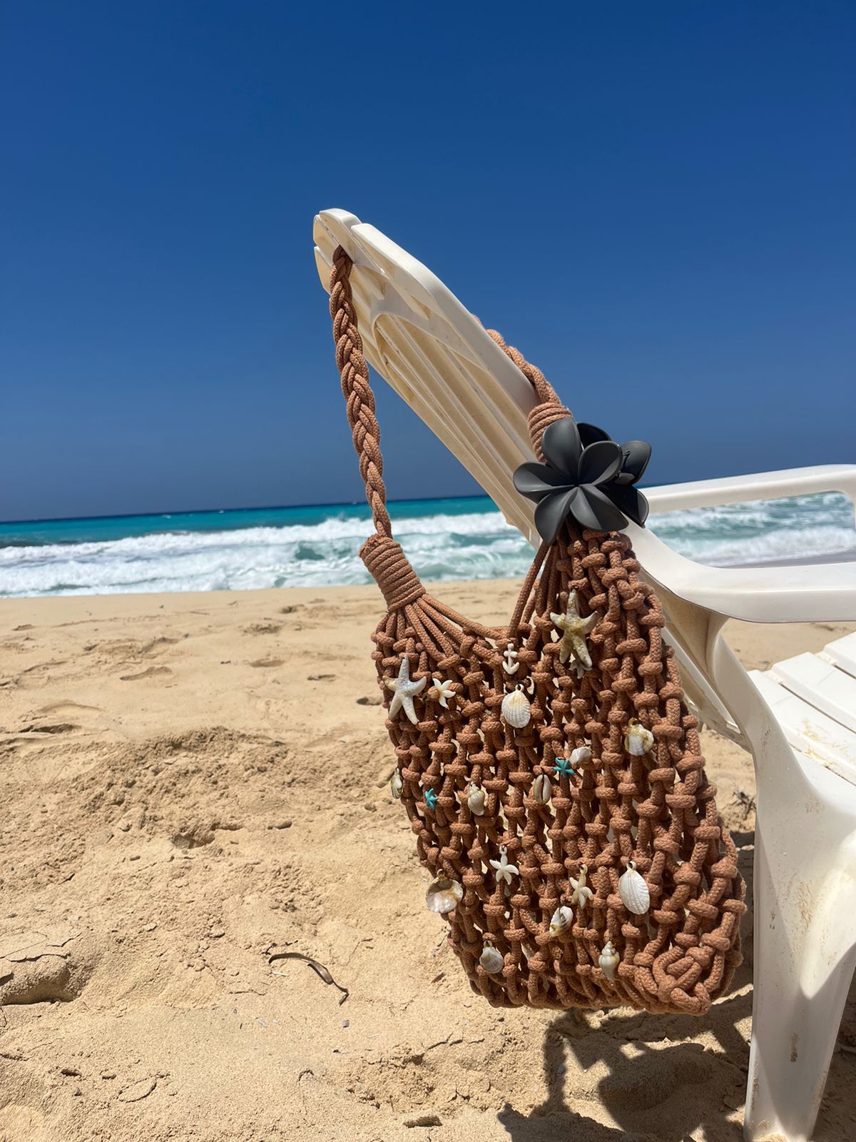 Croche shoulder bag