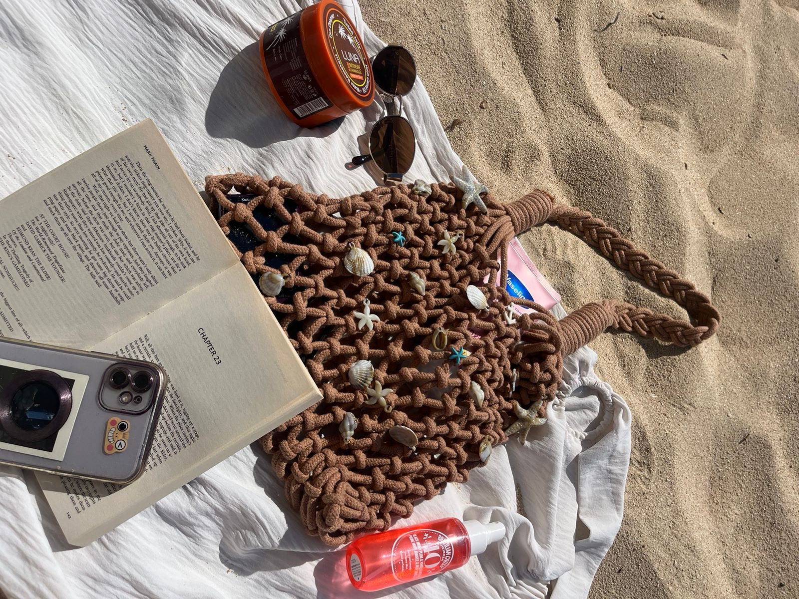 Croche shoulder bag