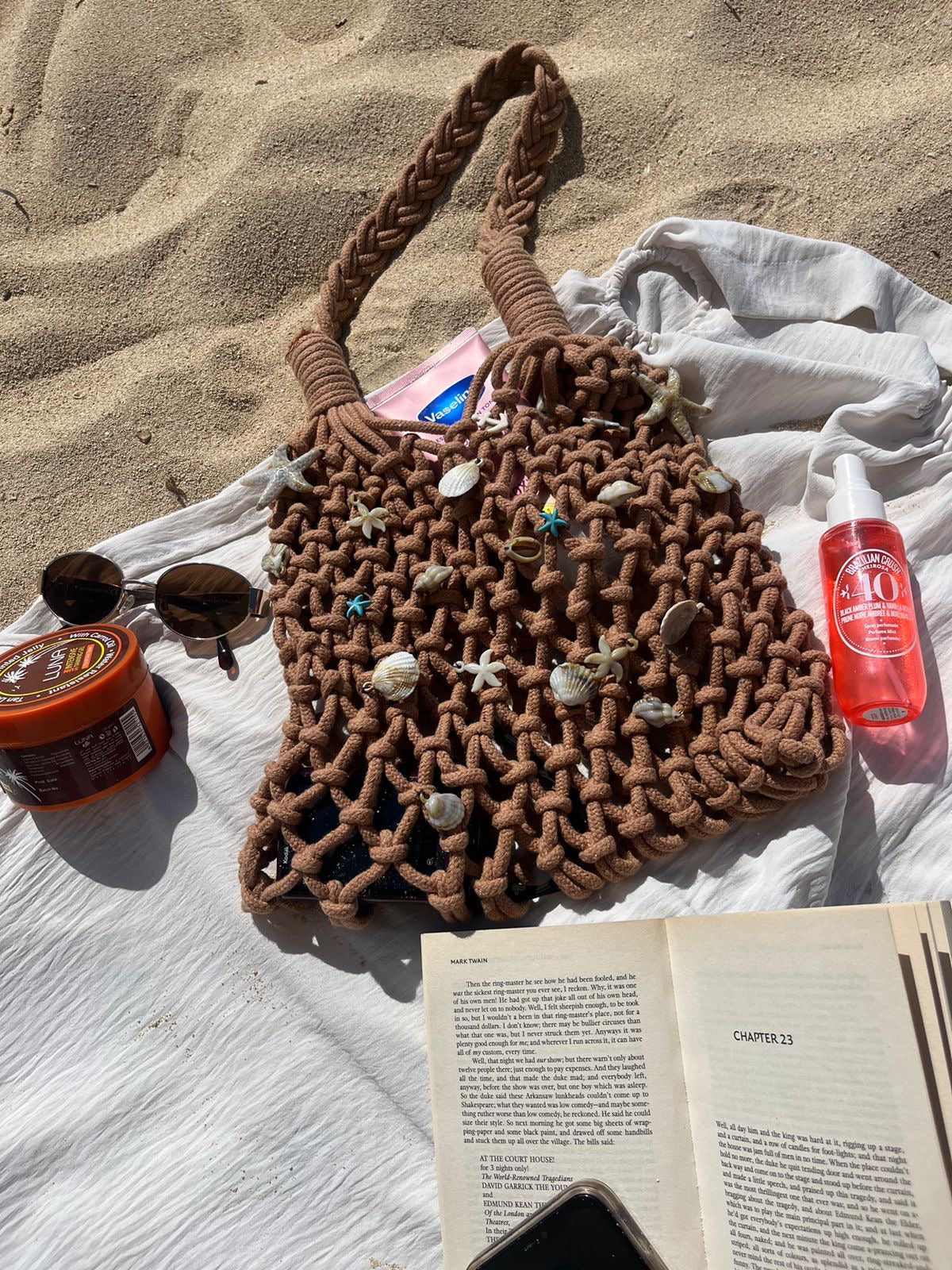 Croche shoulder bag