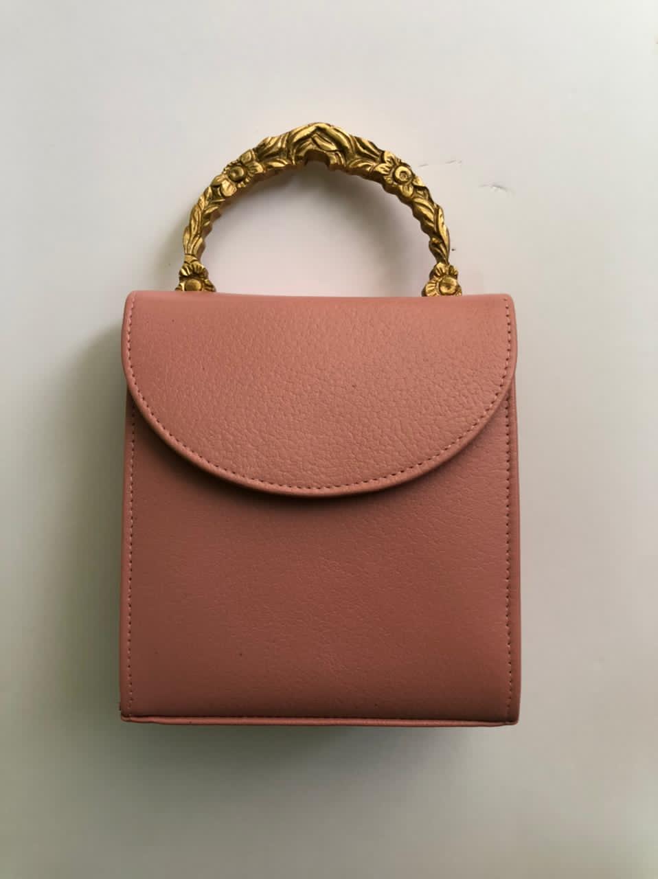 Bois De Rose Plain Leather Bag