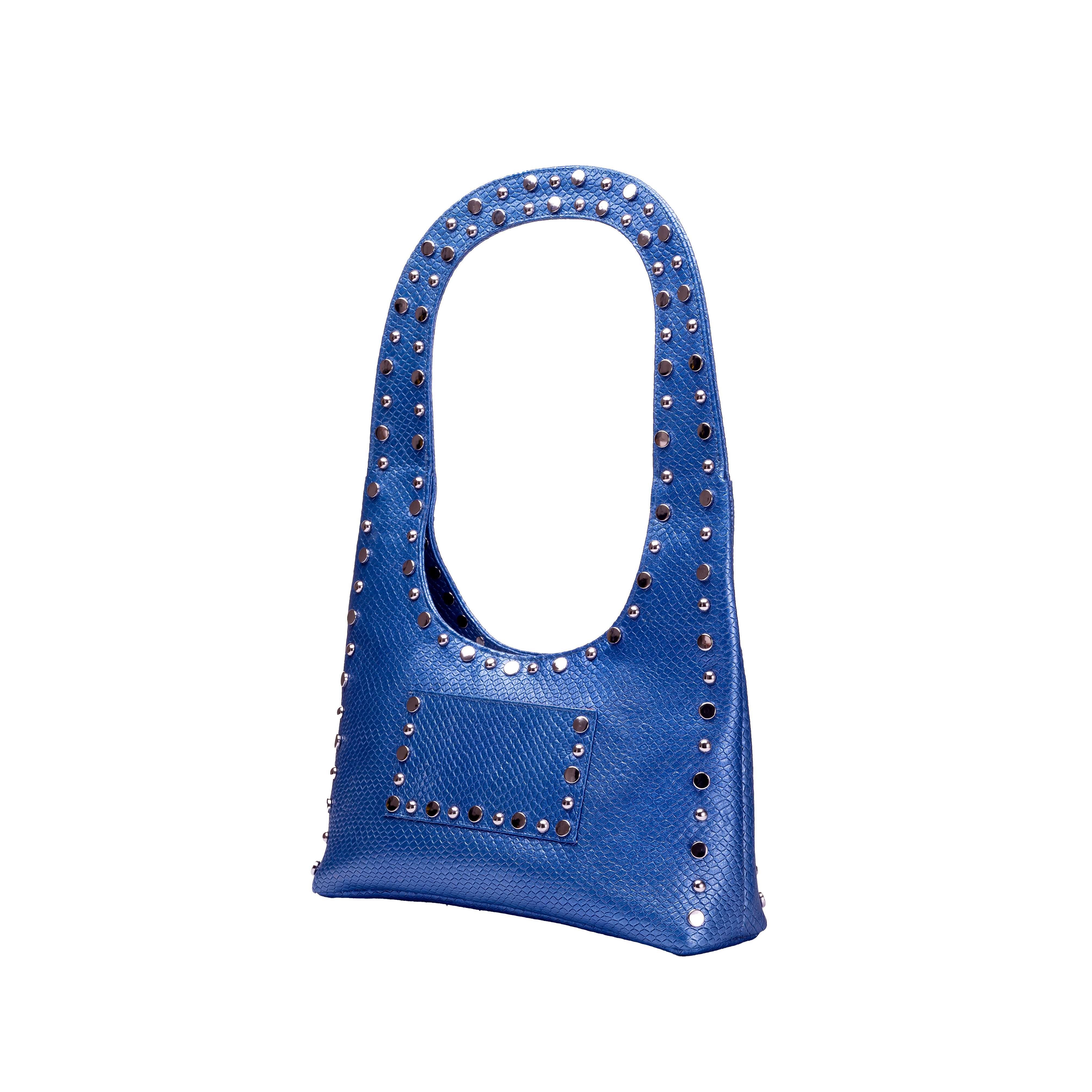 Blue Serpent Shoulder Bag